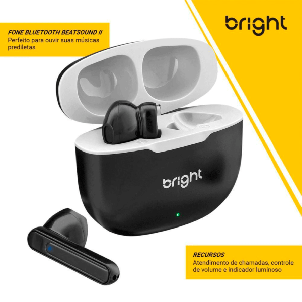 Earfone sem fio Bluetooth Wireless Bright Beatsound 2 FN556