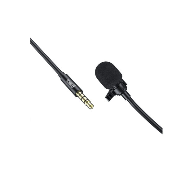 Microfone de Lapela para Smartphone Hrebos HS-30