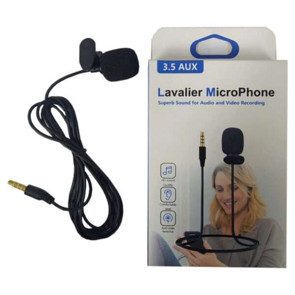 Microfone de Lapela para Smartphone Lavalier HSX M-13