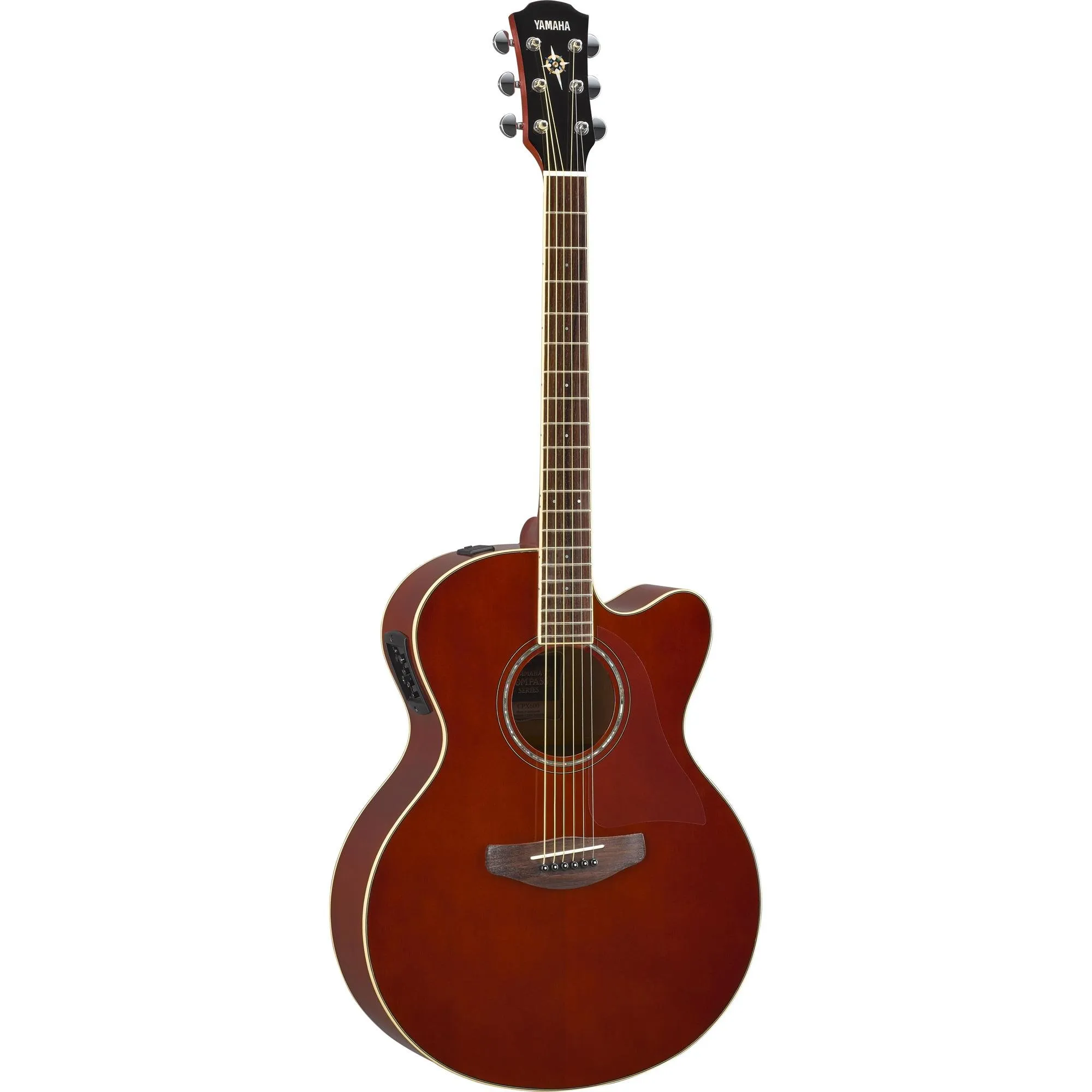 Violão Aço Eletroacústico Yamaha CPX600 Root Beer.