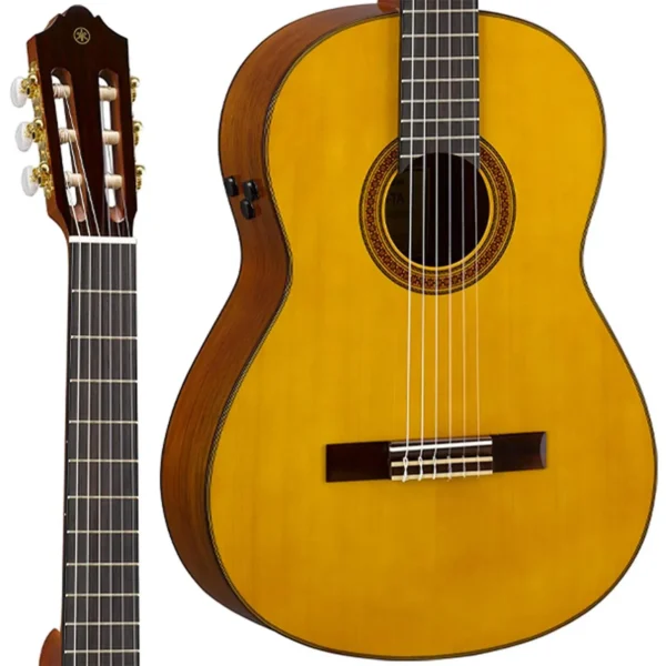 Violão Nylon Trans-acústico Yamaha CG-TA Natural.