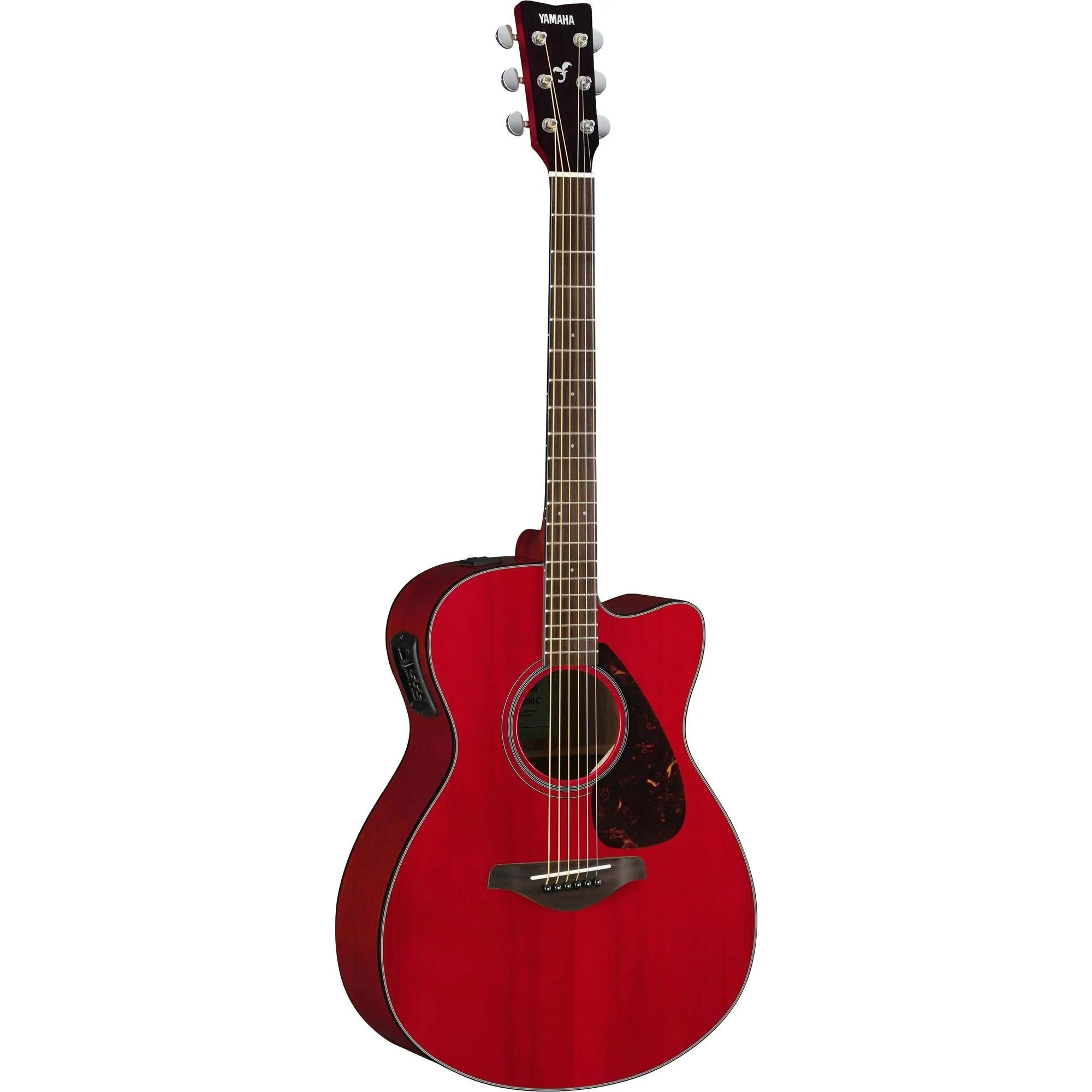 Violão Aço Eletroacústico Yamaha FSX800C/02 Ruby Red.