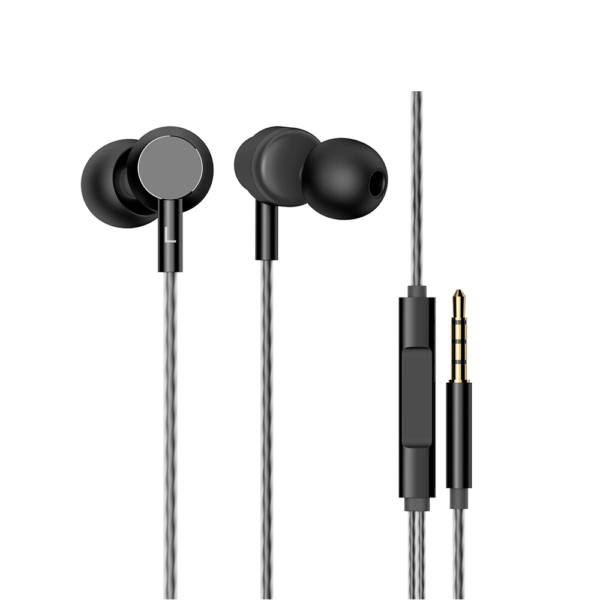 Fone De Ouvido Earphone HP DHE-8001 P2 Intra Auricular Preto Bass B