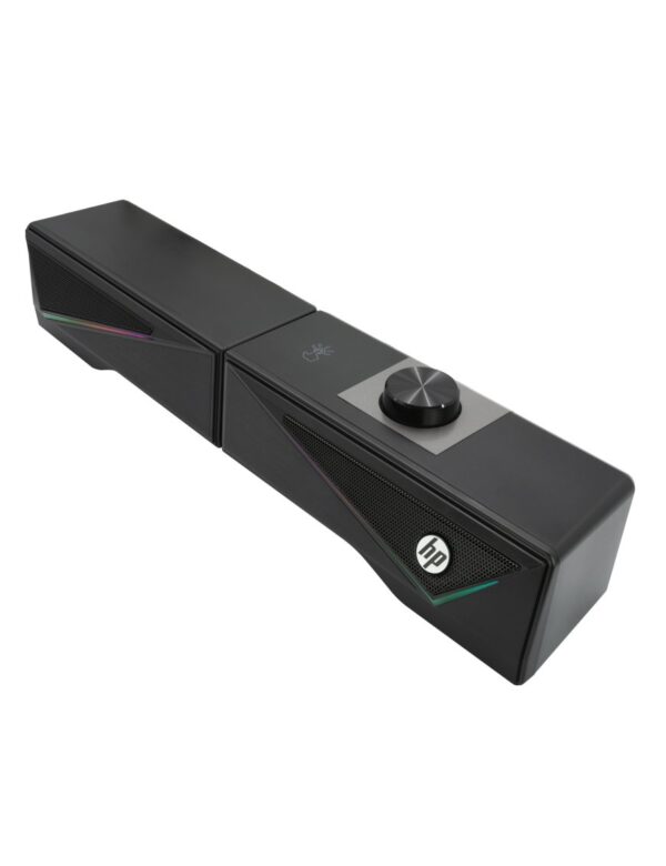Caixa de Som HP DHE-6002 Conexão USB Led RGB Alto Falante Estéreo