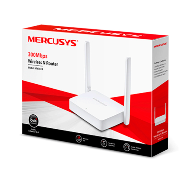 Roteador Wireless Mercusys Versão 2 300mbps Mw301r 2 Antenas