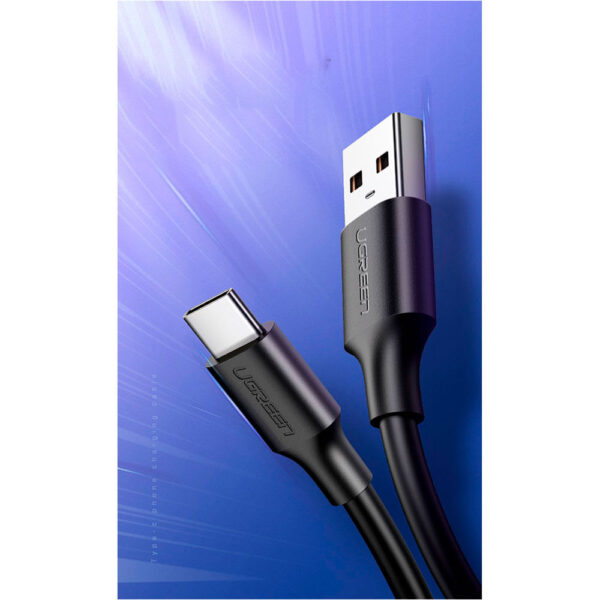 Cabo Dados Carregamento Ugreen Usb Tipo C 3a Us287 2m Preto