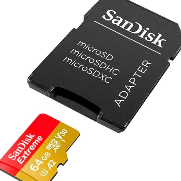 Cartão De Memória Sandisk Extreme 64gb 170-80mb Microsdxc