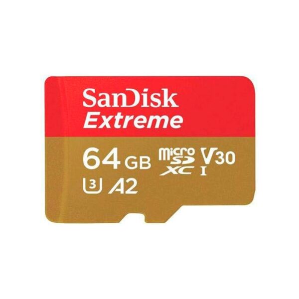 Cartão De Memória Sandisk Extreme 64gb 170-80mb Microsdxc