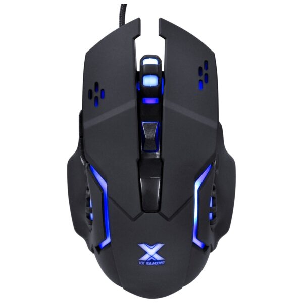 Mouse Gamer Galatica 2400 Dpi Led Azul Cabo Usb 1,8m
