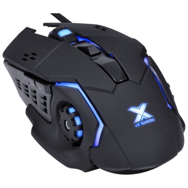 Mouse Gamer Galatica 2400 Dpi Led Azul Cabo Usb 1,8m