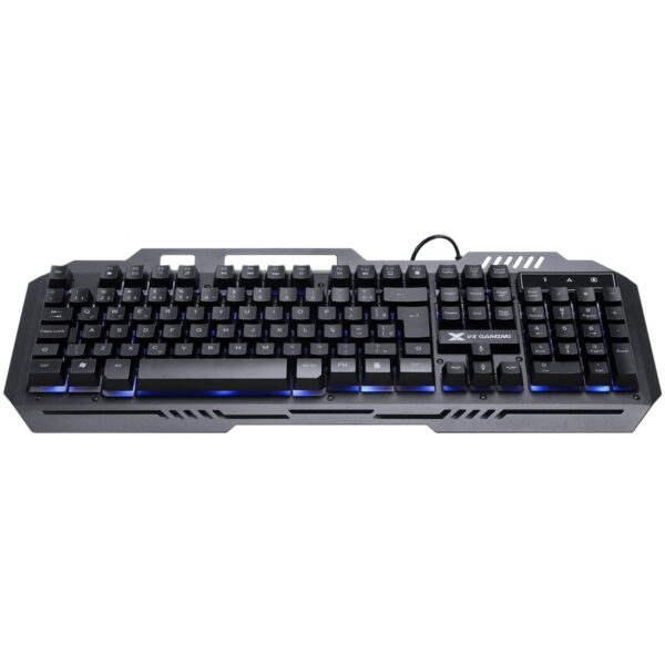 Teclado Gamer Shield Abnt2 Multimidia Led Azul 1.8 Mts-gt600