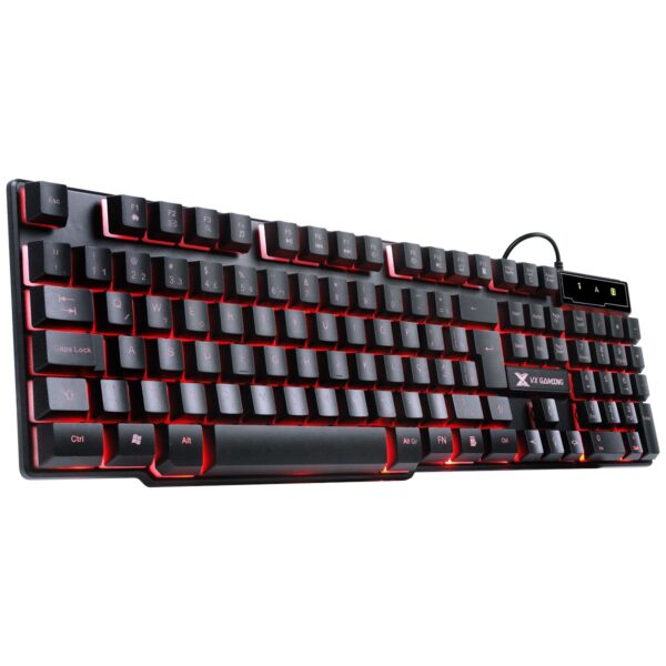 Teclado Gamer Vx Gaming 107 Teclas Usb 12 Multimidia Hydra