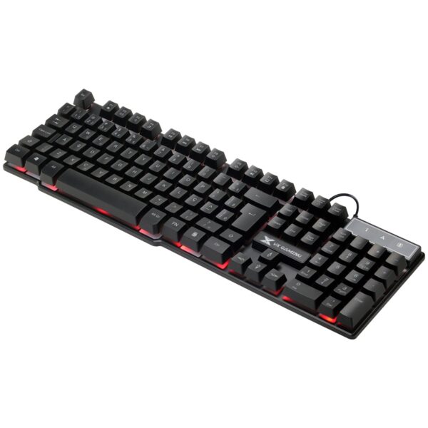 Teclado Gamer Vx Gaming 107 Teclas Usb 12 Multimidia Hydra