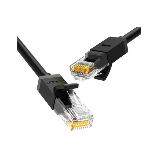 Cabo De Rede Ugreen Nw102, 2 Metros, Cat6 U/utp Preto