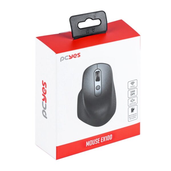 Mouse Sem Fio Recarregavel Pc Yes Ex 100 Bluetooth Wireless
