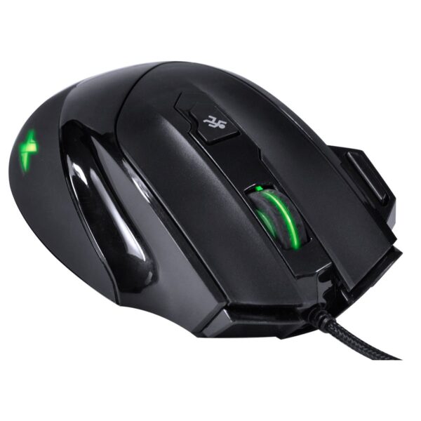 Mouse Gamer Interceptor 7200 Dpi Com Ajuste De Peso Led