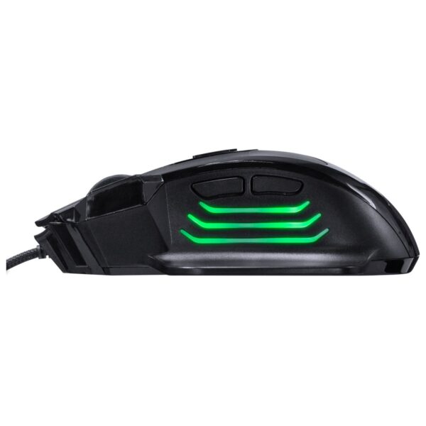 Mouse Gamer Interceptor 7200 Dpi Com Ajuste De Peso Led