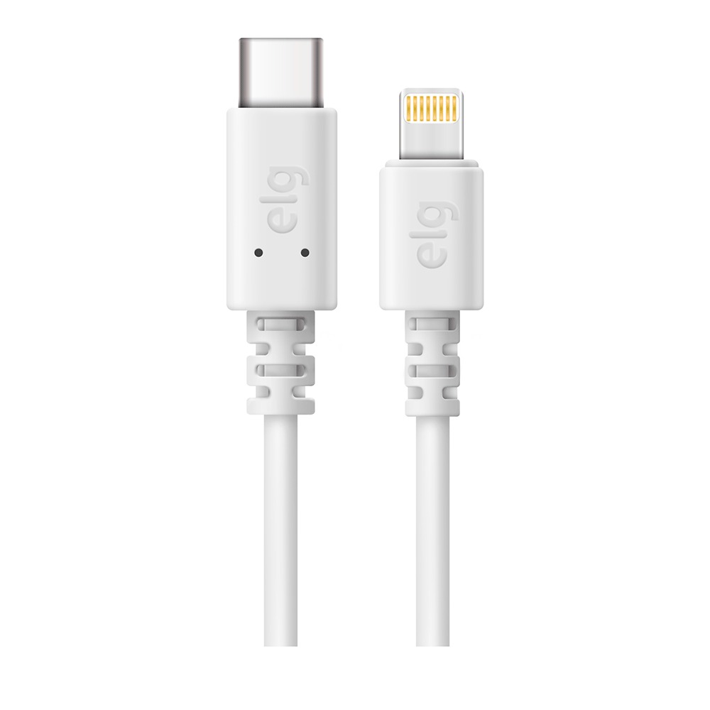 Cabo ELG Usb Tipo C Para Lightning 3a 15w 2m Tcl20 Branco