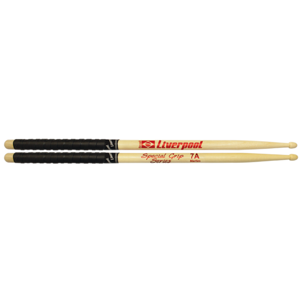 Baquetas Bateria Liverpool Special Grip 7a Ponta De Madeira