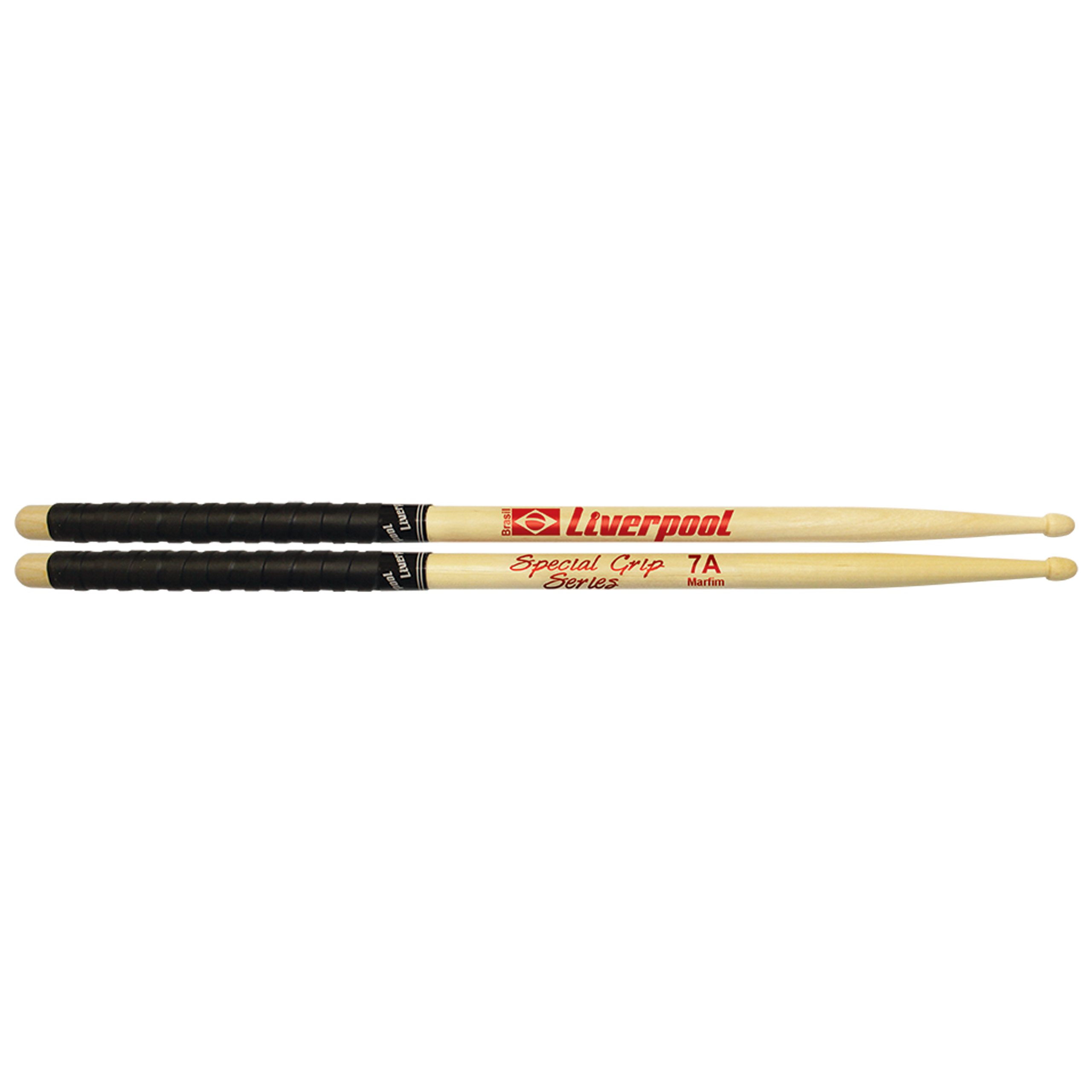 Baquetas Bateria Liverpool Special Grip 7a Ponta De Madeira