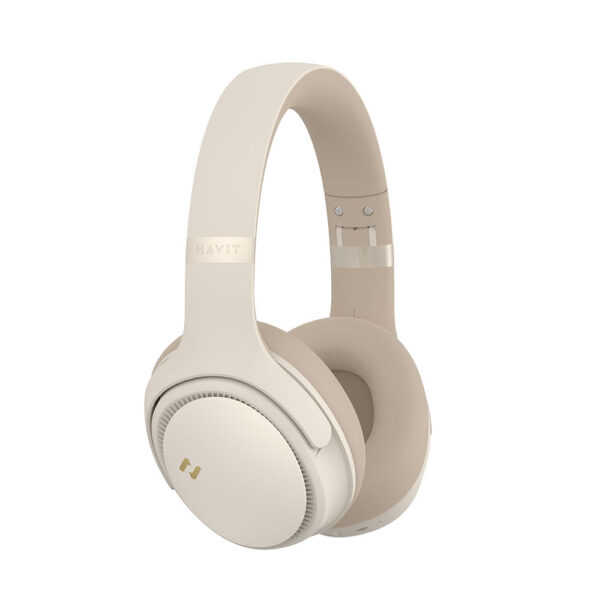 Headphone Bluetooth 5.3 Havit H630 Até 55 Horas Bege - Image 2