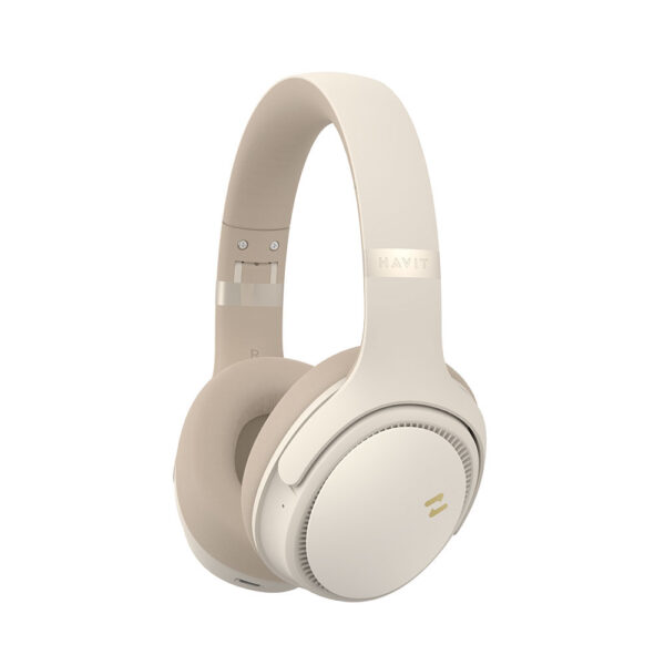 Headphone Bluetooth 5.3 Havit H630 Até 55 Horas Bege - Image 3