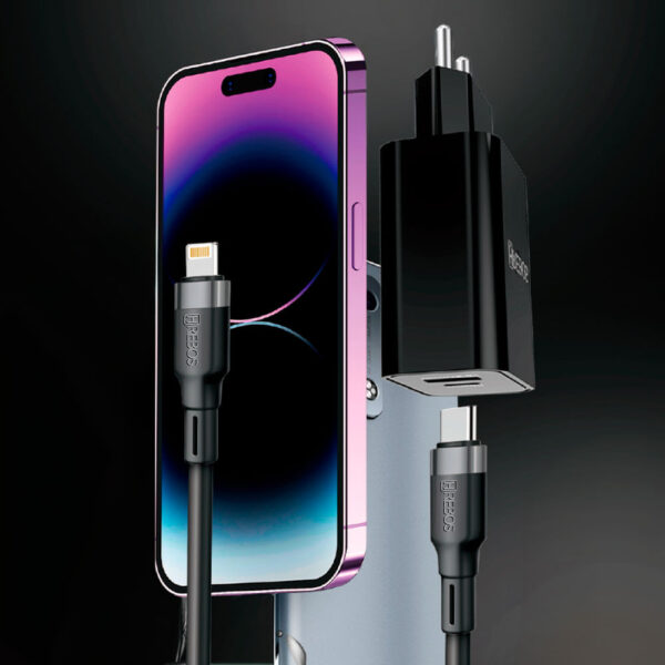 Carregador De Parede Hrebos Power Turbo 20w Com Cabo Lghtn - Image 4
