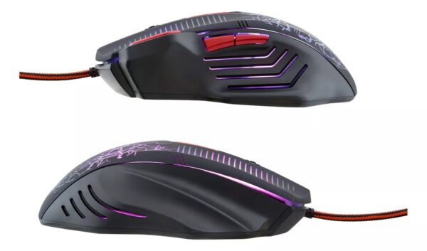 Kit Gamer Bright 594 Teclado E Mouse Preto  Rgb Led Abnt2 - Image 4