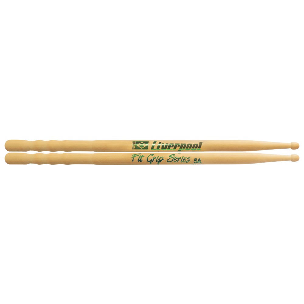 Baqueta Liverpool Fit Grip Series 5a Ponta De Madeira Marfim
