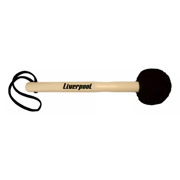 Baqueta Liverpool Maçaneta Para Bumbo Marfim 300mm Pelucia - Image 3