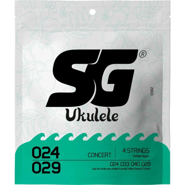 Cordas 024 Nylon Encordoamento P/ Ukulele Concerto Sg 10982