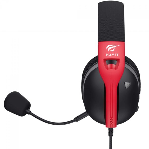 Headset Gamer Havit Fuxi-h5 3.5mm Driver 50mm Preto/vermelho - Image 3