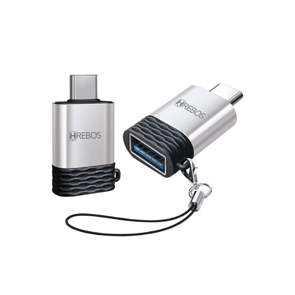 Adaptador Hrebos Ad-208 Usb Tipo C Macho Para Usb 3.0 Fêmea