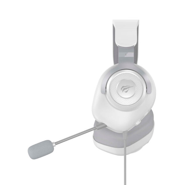 Headset Gamer Havit H2230u Entrada Única Em Usb Mic White