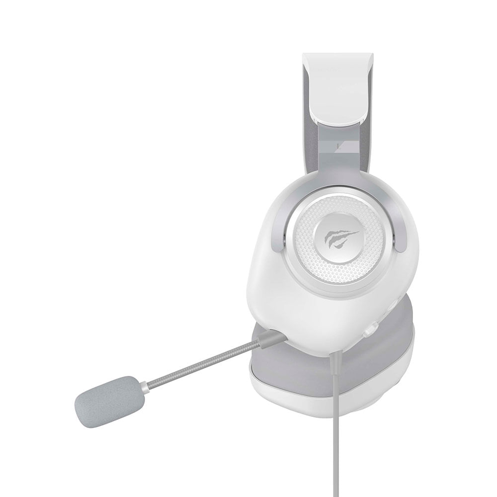 Headset Gamer Havit H2230u Entrada Única Em Usb Mic White