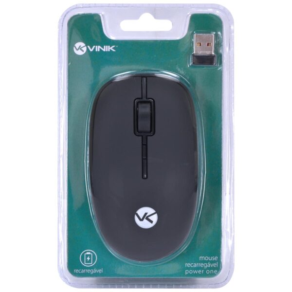 Mouse Recarregável Vinik Power One Pm100 Preto - Image 7
