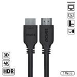 Cabo Hdmi 3m Kross Elegance 19 Pinos 3 Metros Ultra Hd Preto