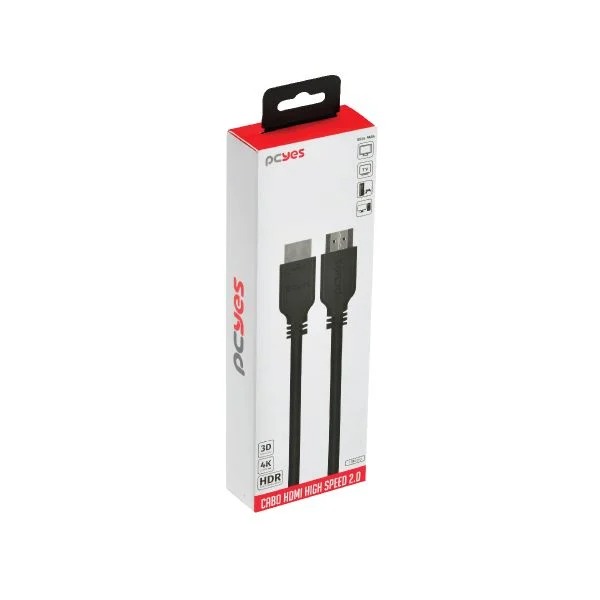 Cabo Hdmi 3m Kross Elegance 19 Pinos 3 Metros Ultra Hd Preto