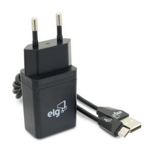 Adaptador Carregador ELG KT510WC com Cabo Micro USB 1 m – Bivolt