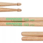 Baquetas Bateria Liverpool Tennessee Jataí 5B Ponta de Madeira Resistentes e Equilibradas