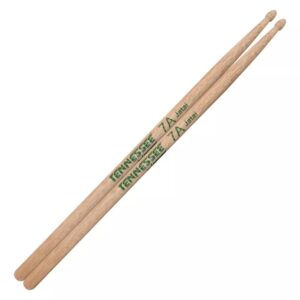 Baquetas Bateria Liverpool Tennessee Jataí 7A Ponta de Madeira Leves e Equilibradas
