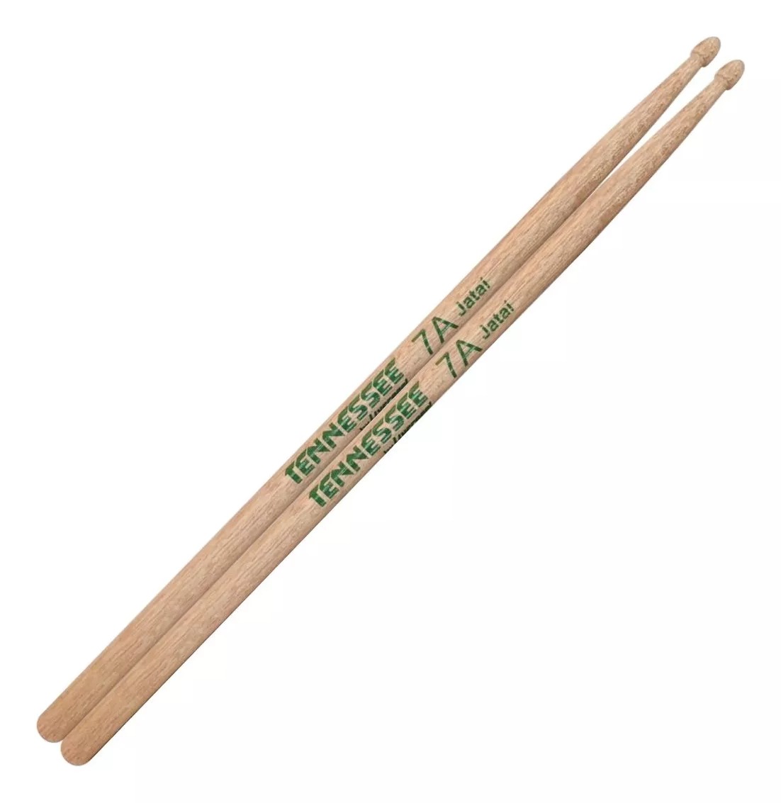 Baquetas Bateria Liverpool Tennessee Jataí 7A Ponta de Madeira Leves e Equilibradas