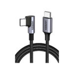 Cabo Ugreen Usb-cusb2.0-c Us255 Cinza preto 60w Rápido