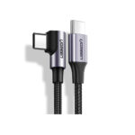 Cabo Ugreen Usb-cusb2.0-c Us255 Cinza preto 60w Rápido