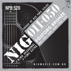 Encordoamento Corda Violão Aço Nig Fósforo Bronze 0.11