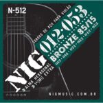 Encordoamento Cordas Nig Violão Aço Bronze 85/15 0.12