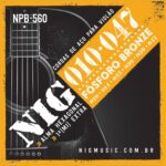 Encordoamento Violão Aço NIG Fósforo Bronze 0.10