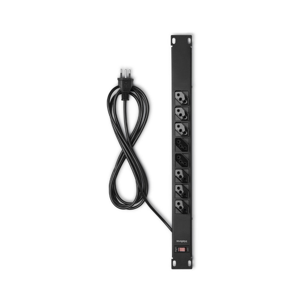 Filtro De Linha Protetor Eletrônico Intelbras 8 Ptos Epr 208