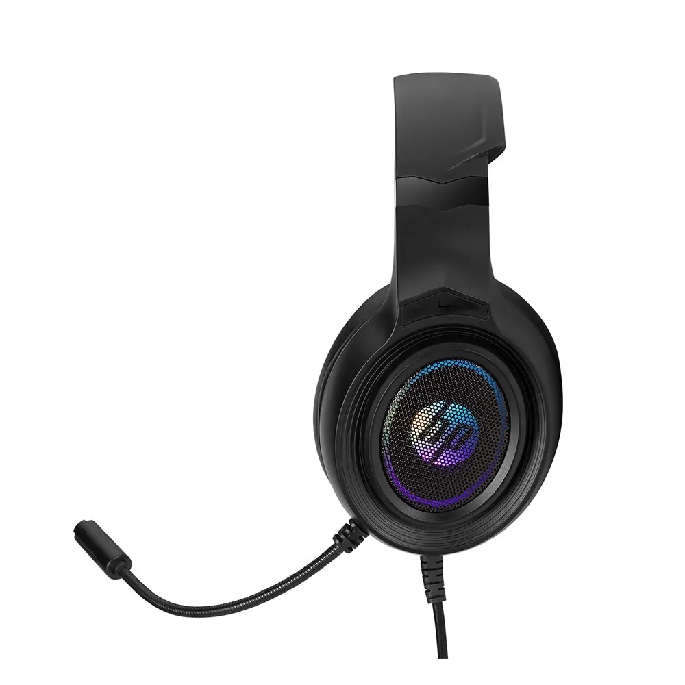 Headset Gamer Hp Dhe-8008u Entrada Única Usb Rgb Preto