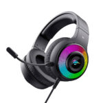 Headset Gamer Havit H2042D RGB Preto com Driver 50mm USB e P2